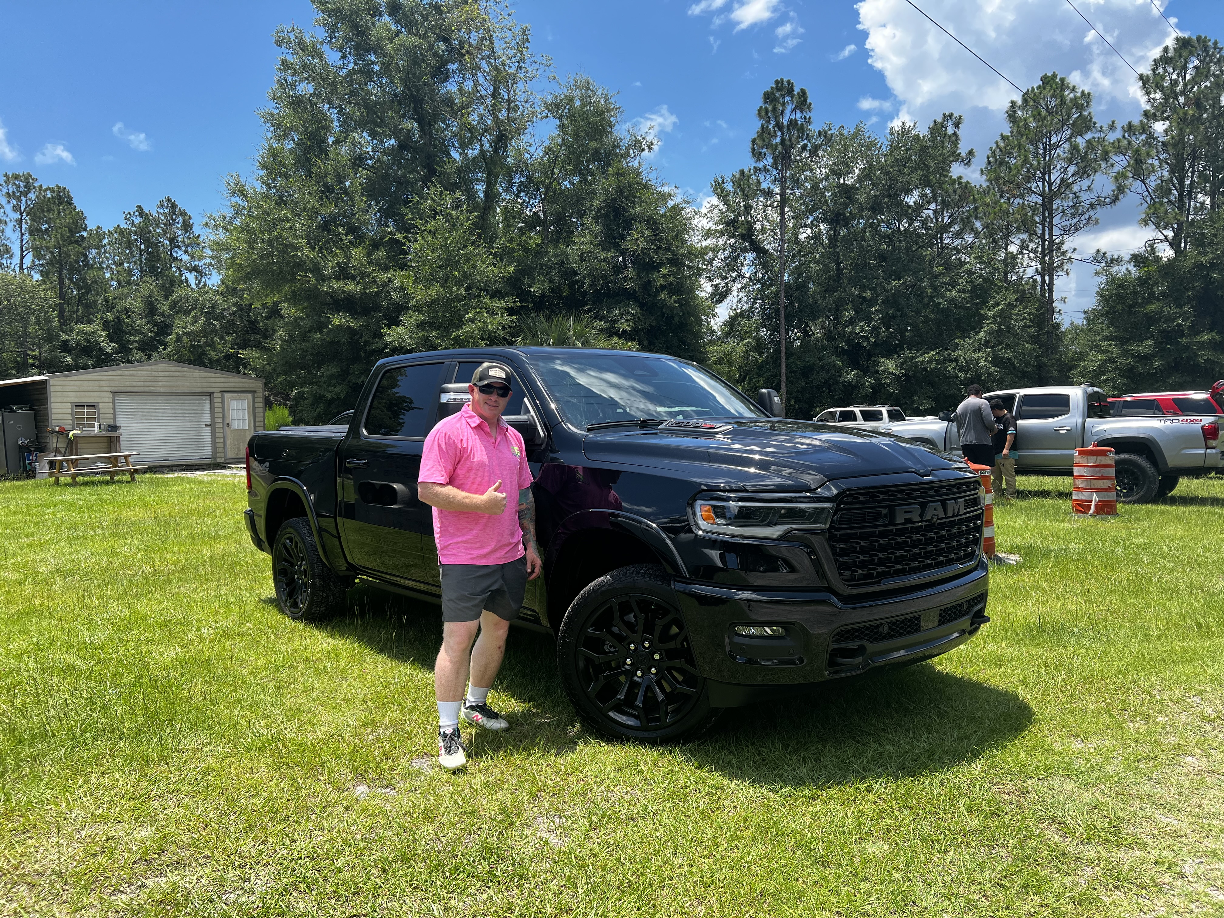 Happy client with his new Ram 1500 — Deal Drvn car buying service